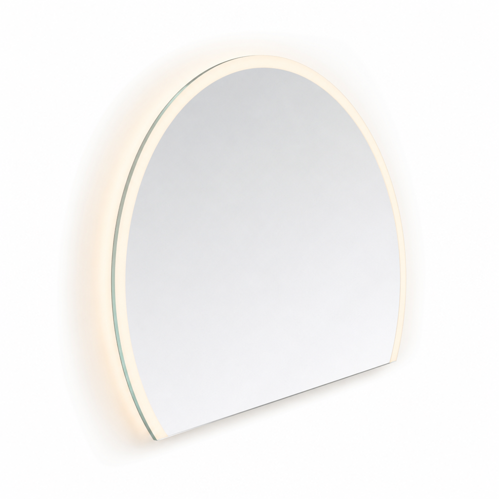 Miroir LED Demi-Lune