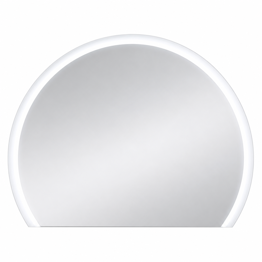 Miroir LED Demi-Lune