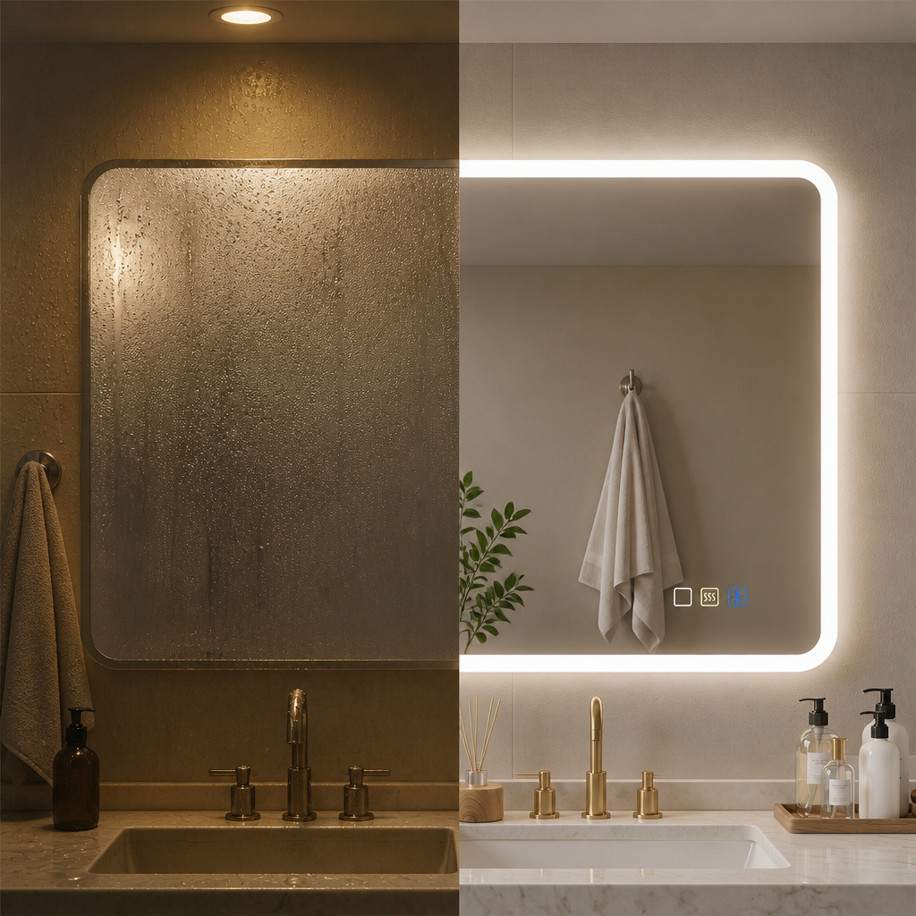 Miroir LED Bluetooth
