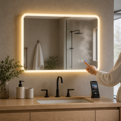 Miroir LED Bluetooth
