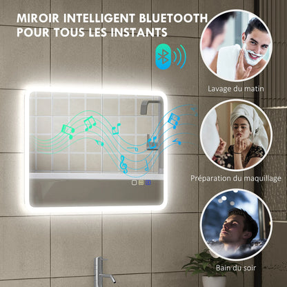 Miroir LED Bluetooth