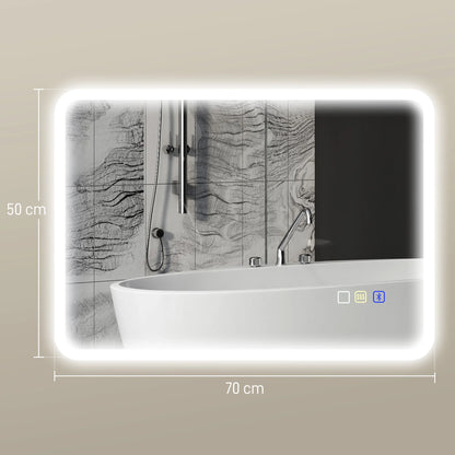 Miroir LED Bluetooth
