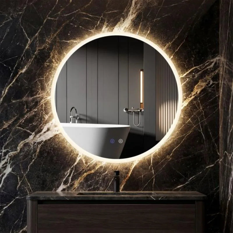 Miroir LED Rond Anti-Buée