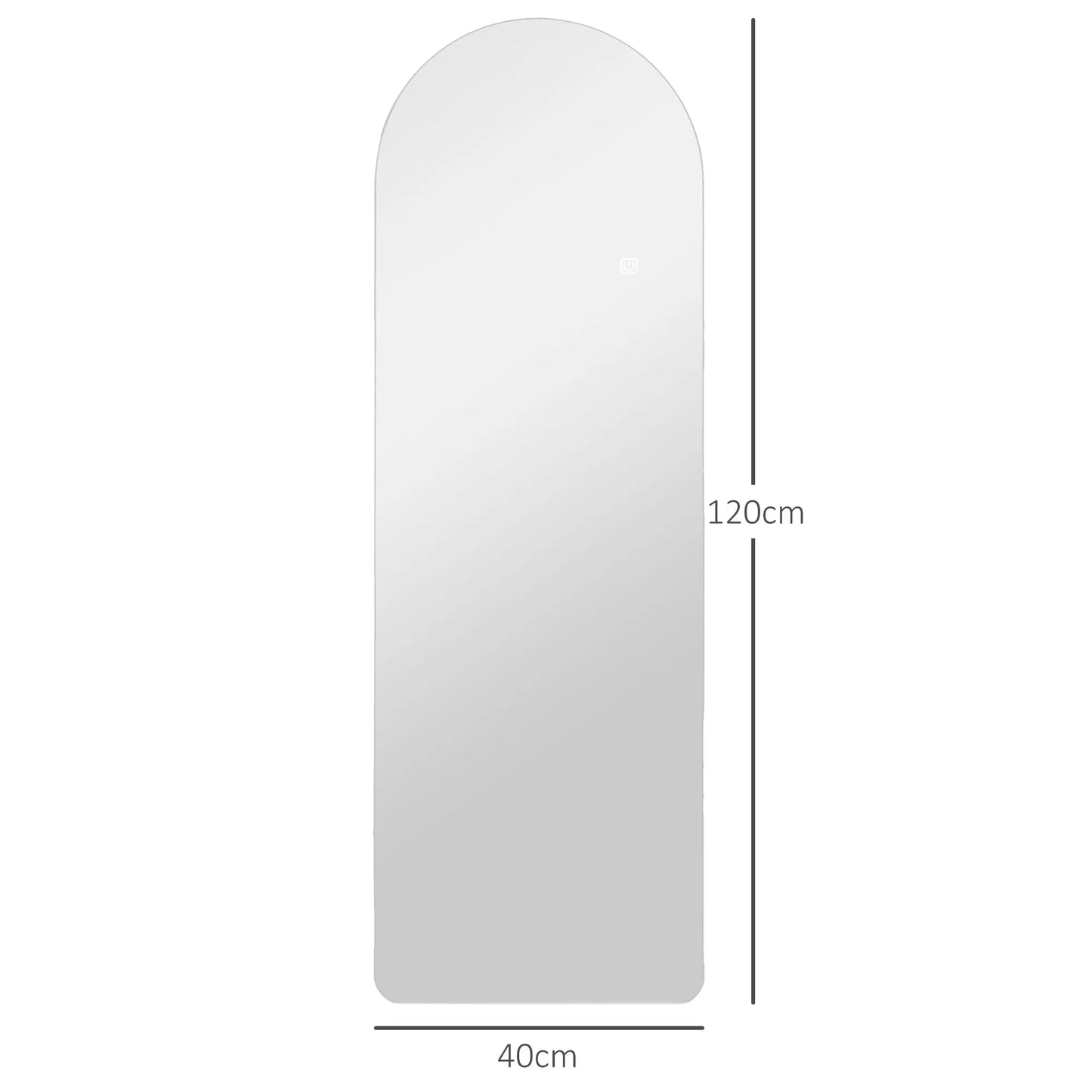 Miroir Arqué LED Mural