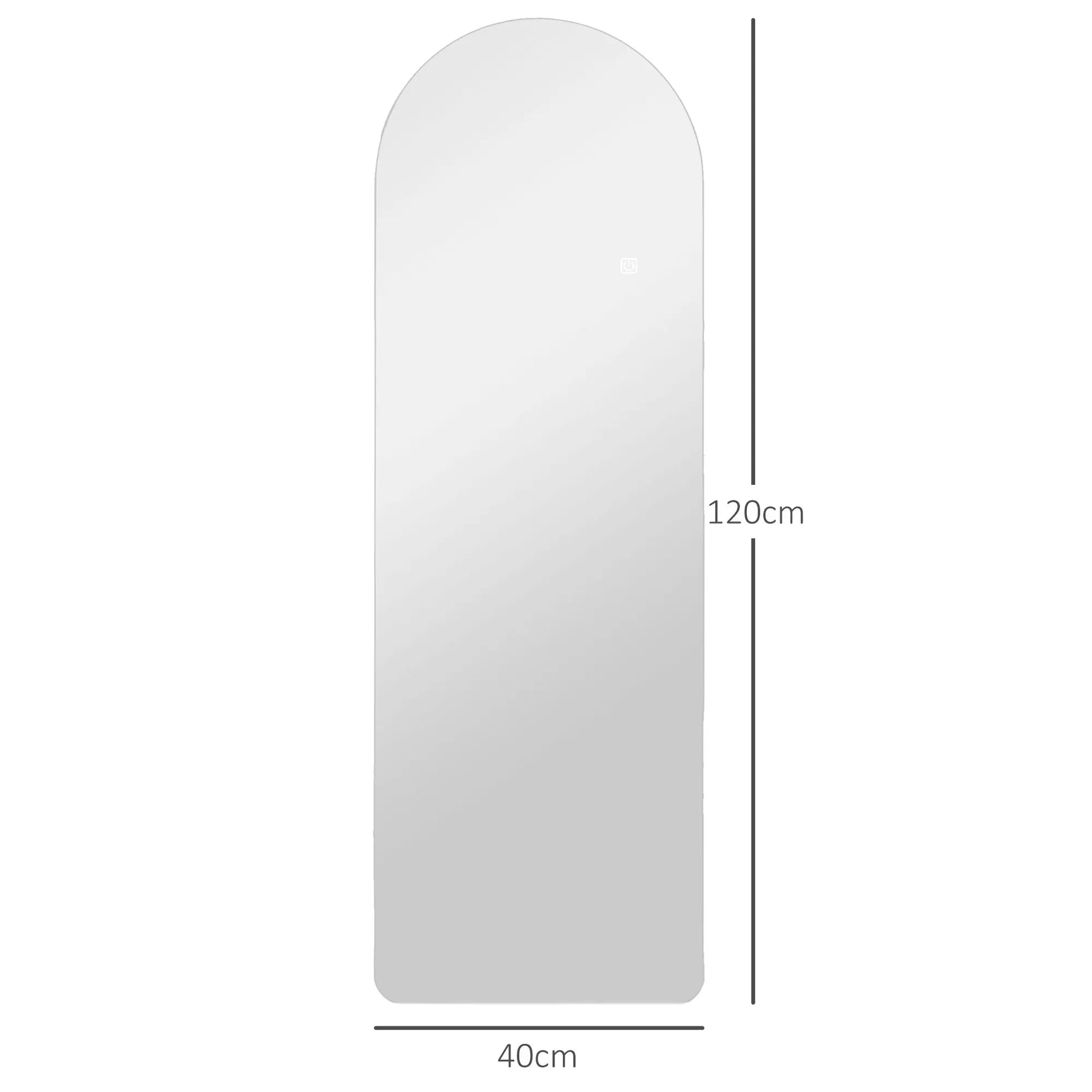 Miroir Arqué LED Mural