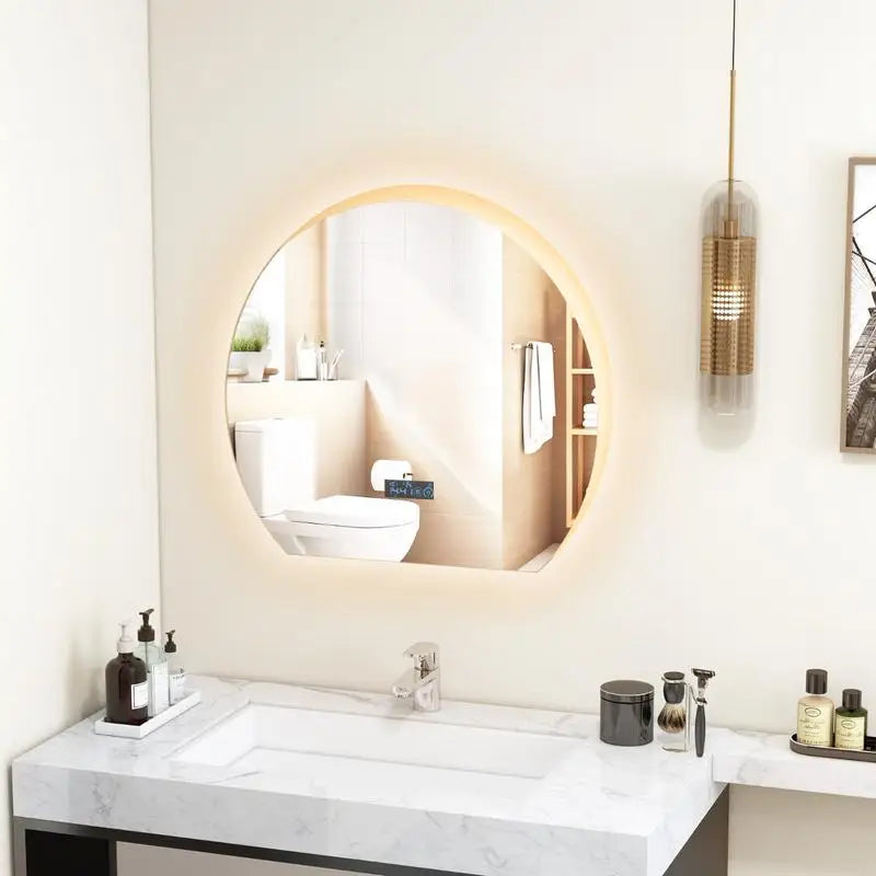 Miroir LED Demi-Lune