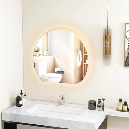 Miroir LED Demi-Lune